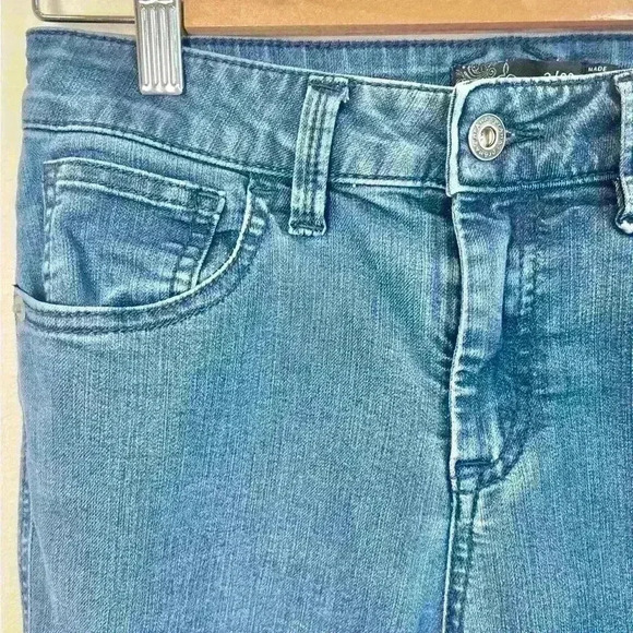 Prana Women's Short Inseam Blue Denim Skinny Jeans Size 2/26 - Picture 3 of 11